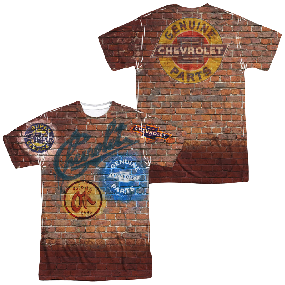 Chevrolet Chevy Shop Wall Men's All Over Print T-Shirt Men's All-Over Print T-Shirt Chevrolet