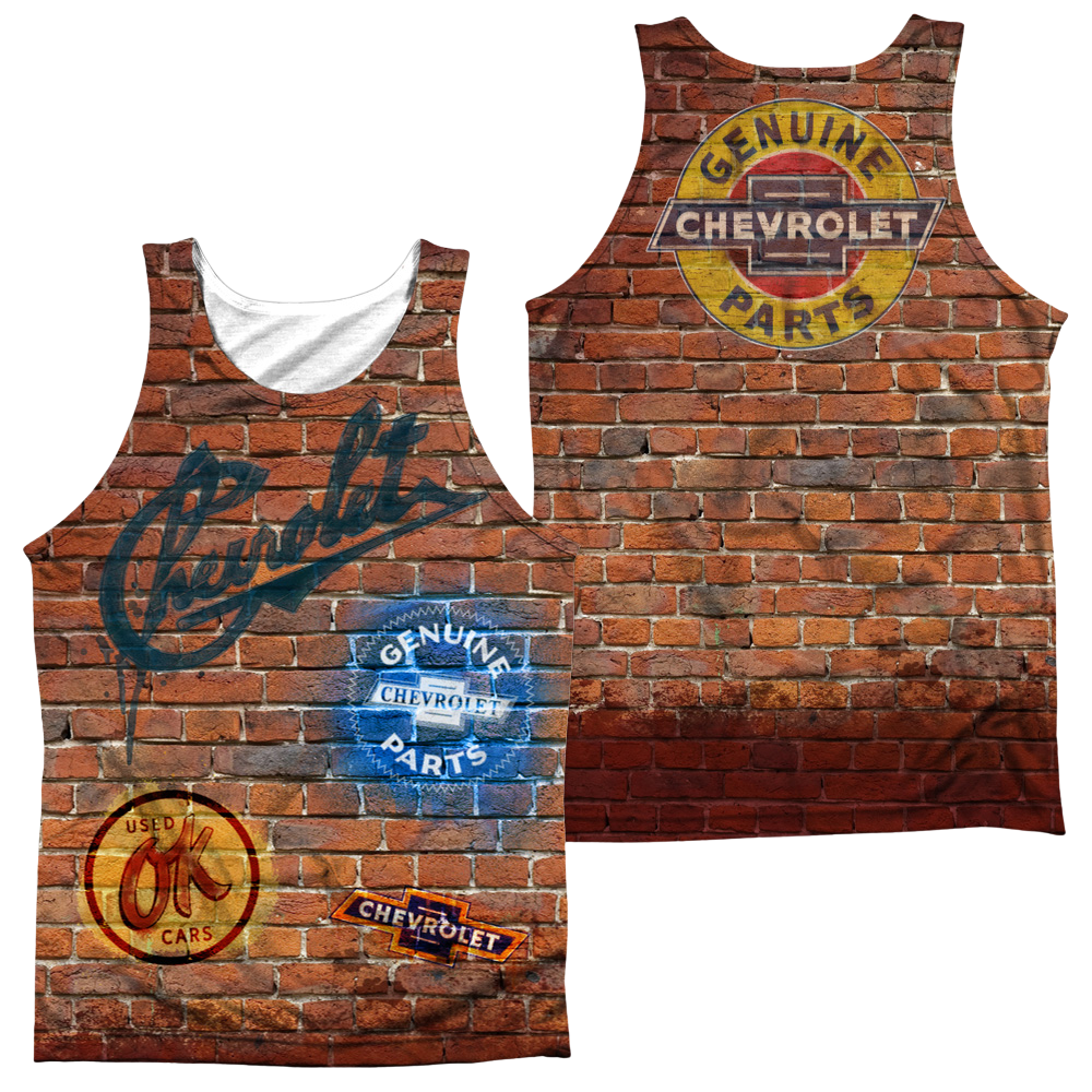 Chevrolet Chevy Shop Wall Men's All Over Print Tank Men's All Over Print Tank Chevrolet