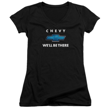 Chevrolet Well Be There - Juniors V-Neck T-Shirt Juniors V-Neck T-Shirt Chevrolet