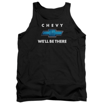 Black men's tank with Chevrolet Well Be There graphic