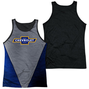 Chevrolet Shiny Chevy Logo Men's Black Back Tank Men's Black Back Tank Chevrolet