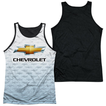 Chevrolet Logo Repeat Men's Black Back Tank Men's Black Back Tank Chevrolet