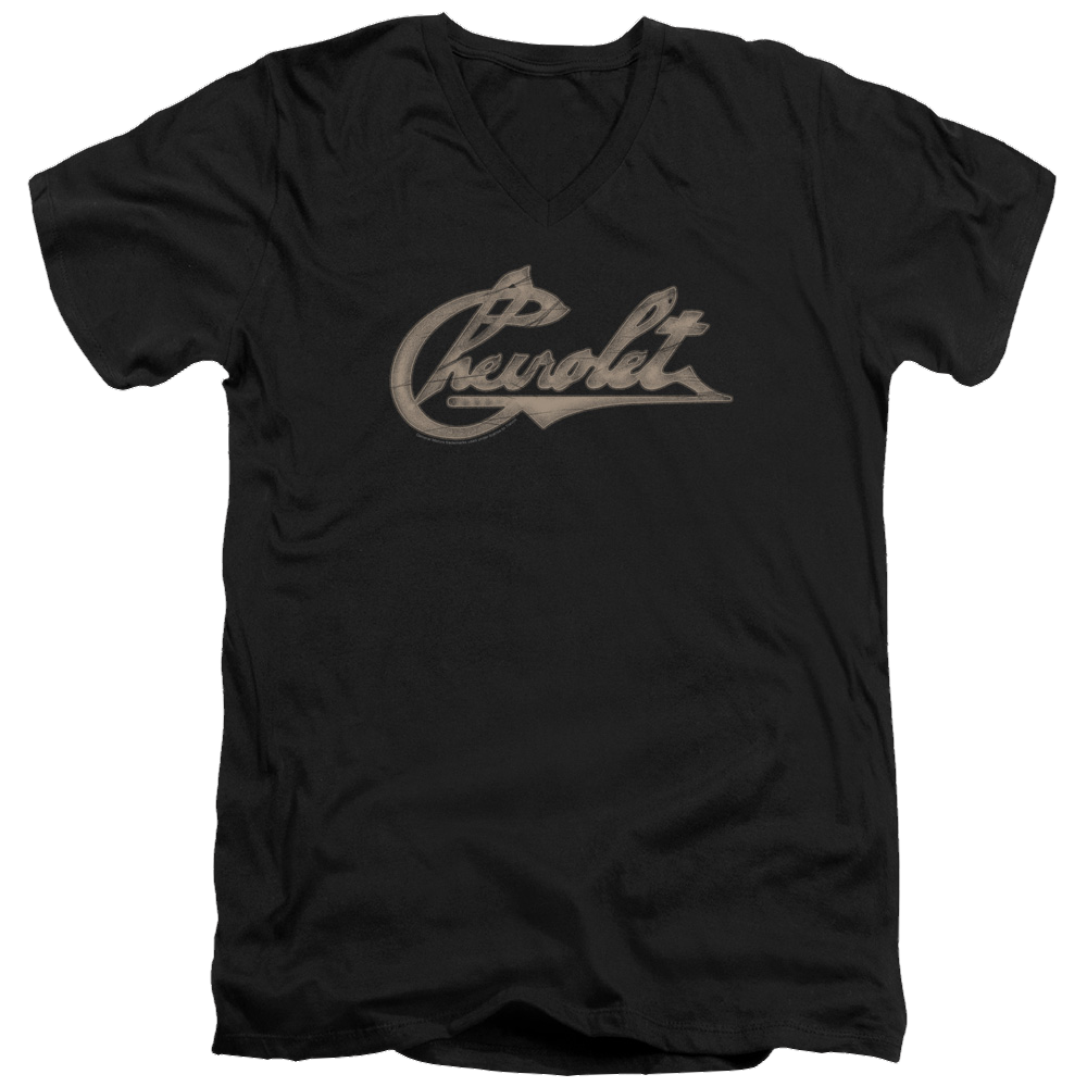 Chevrolet Chevy Script - Men's V-Neck T-Shirt Men's V-Neck T-Shirt Chevrolet