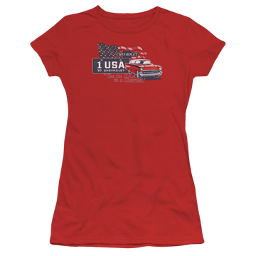 Chevrolet See The Usa - Juniors T-Shirt Juniors T-Shirt Chevrolet