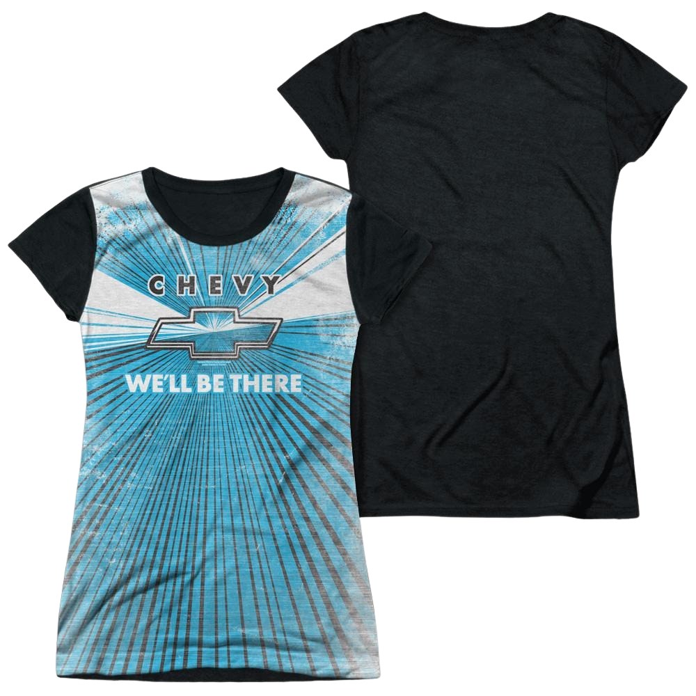 Chevrolet Well Be There - Juniors Black Back T-Shirt Juniors Black Back T-Shirt Chevrolet