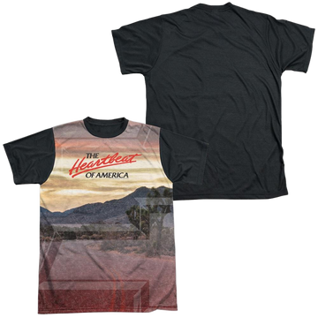 Chevrolet Heartbeat Road - Men's Black Back T-Shirt Men's Black Back T-Shirt Chevrolet