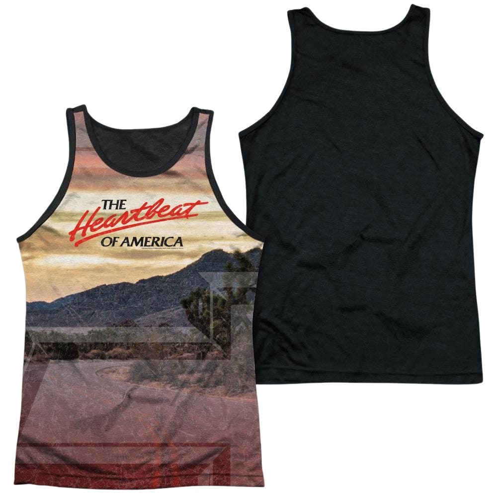 Chevrolet Heartbeat Road Men's Black Back Tank Men's Black Back Tank Chevrolet