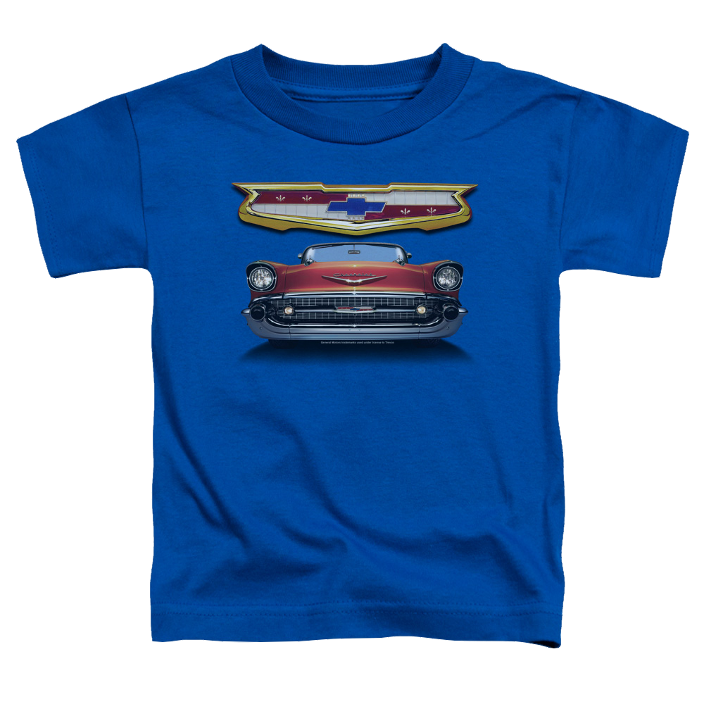 Chevrolet 1957 Bel Air Grille - Kid's T-Shirt (Ages 4-7) Kid's T-Shirt (Ages 4-7) Chevrolet