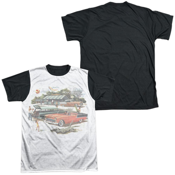 Chevrolet Washed Out men's black back t-shirt