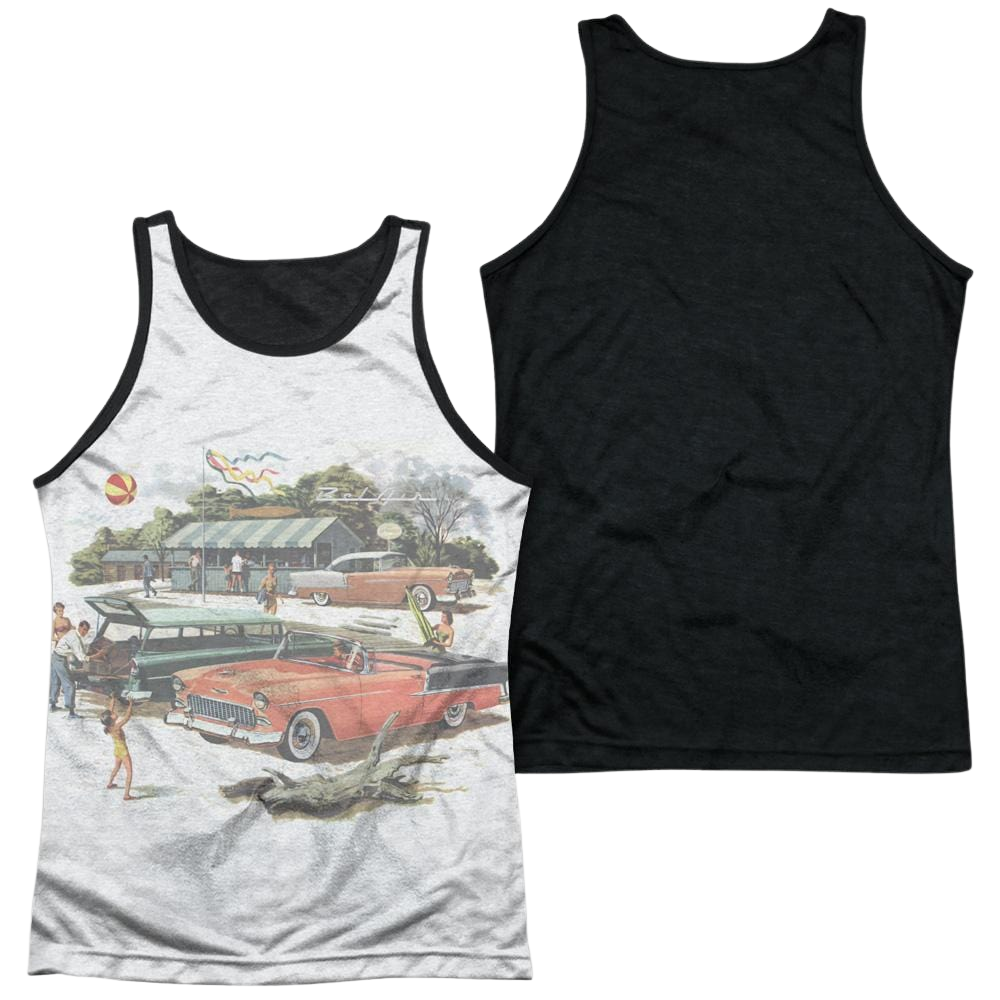 Chevrolet Washed Out Men's Black Back Tank Men's Black Back Tank Chevrolet