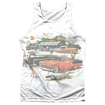 Chevy - Washed Out Adult Tank Top Men's All Over Print Tank Chevrolet