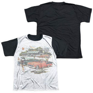Chevrolet Washed Out youth black back t-shirt for ages 8 to 12