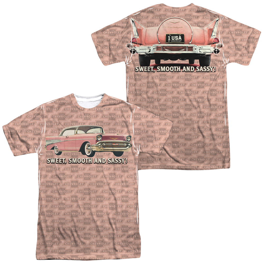 Chevrolet Pink And Black Days (Front/Back Print) - Men's All-Over Print T-Shirt Men's All-Over Print T-Shirt Chevrolet