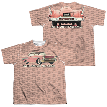 Chevrolet Pink And Black Days youth all-over print t-shirt for ages 8 to 12