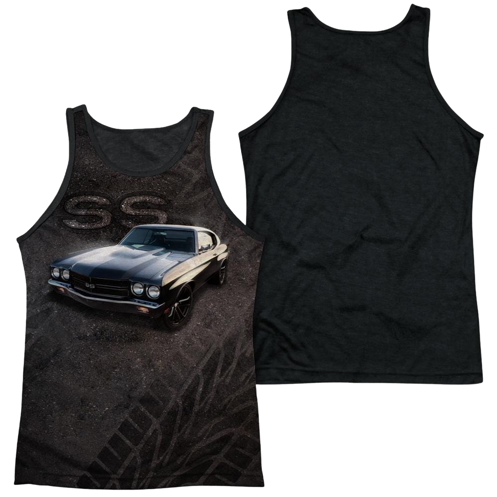 Chevrolet Muscle Chevelle Ss Men's Black Back Tank Men's Black Back Tank Chevrolet