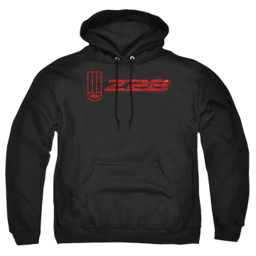 Black pullover hoodie with Chevrolet The Z28 graphic