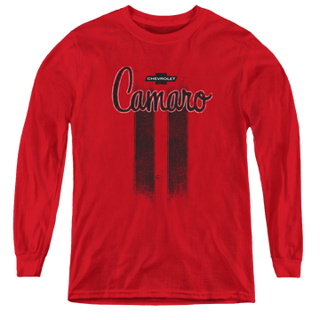 Chevrolet Camaro Stripes - Youth Long Sleeve T-Shirt Youth Long Sleeve T-Shirt Chevrolet