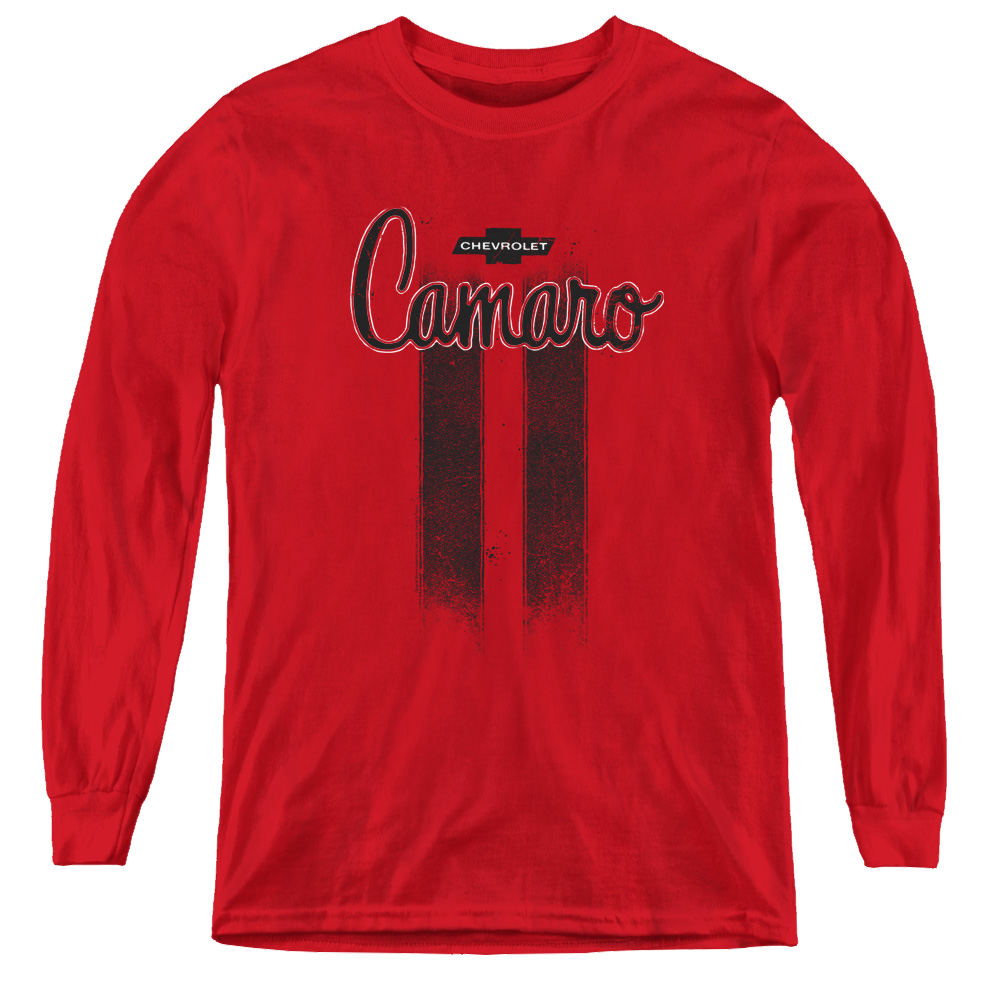 Chevrolet Camaro Stripes - Youth Long Sleeve T-Shirt Youth Long Sleeve T-Shirt Chevrolet