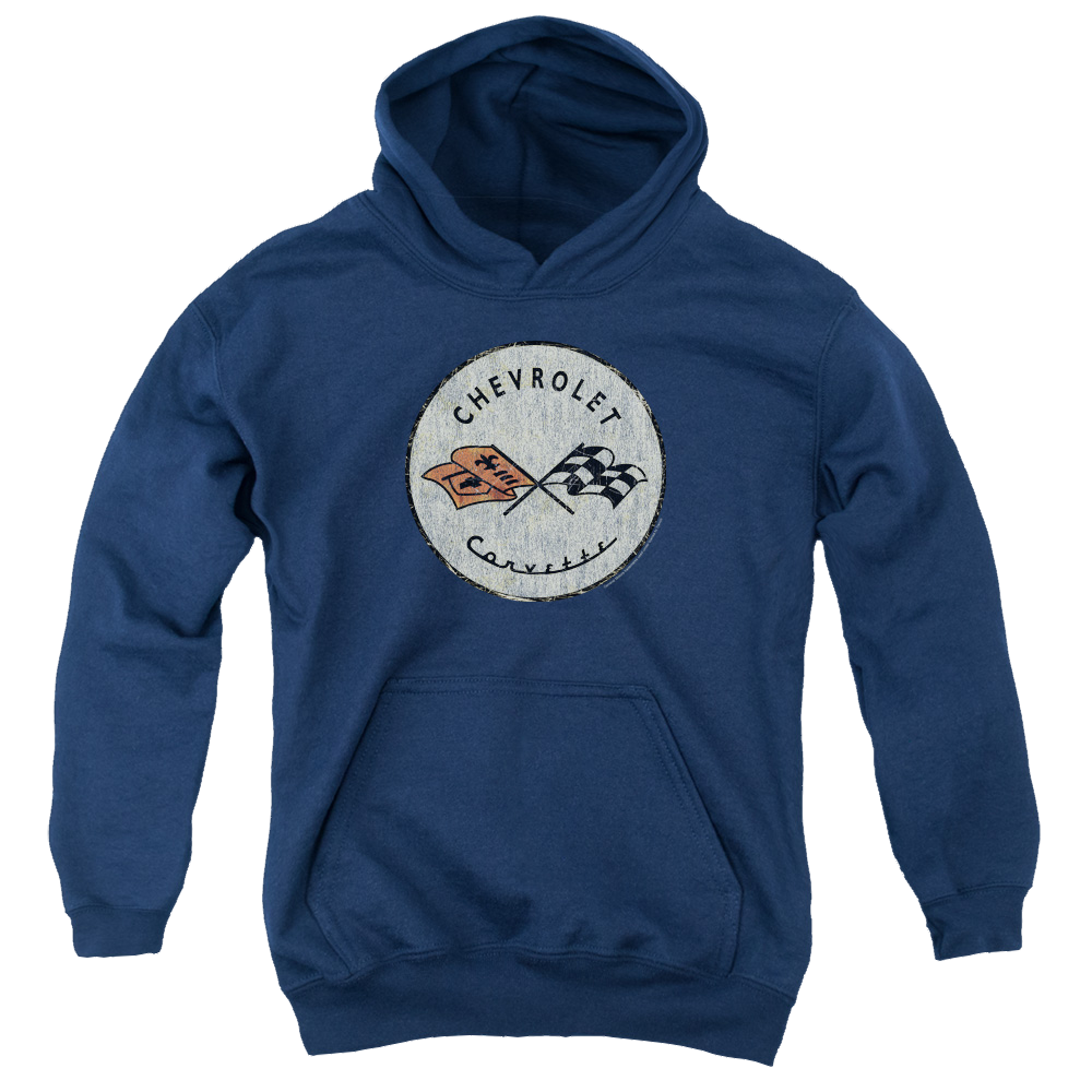 Chevrolet Old Vette - Youth Hoodie (Ages 8-12) Youth Hoodie (Ages 8-12) Chevrolet