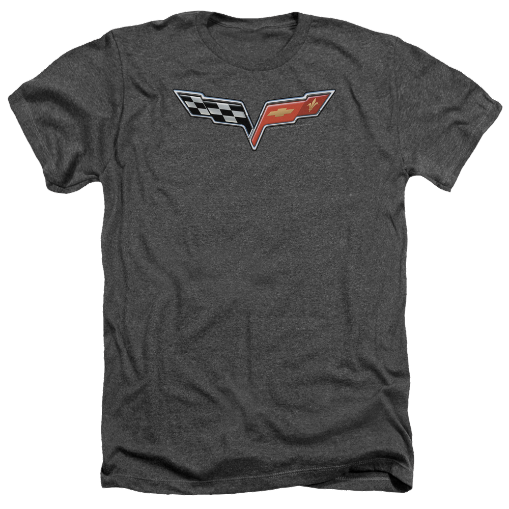Chevrolet The Vette Medallion - Men's Heather T-Shirt Men's Heather T-Shirt Chevrolet