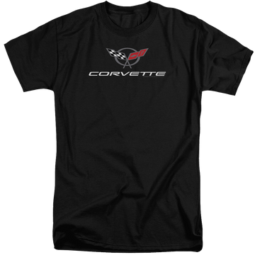 Chevrolet Corvette Modern Emblem - Men's Tall Fit T-Shirt Men's Tall Fit T-Shirt Chevrolet