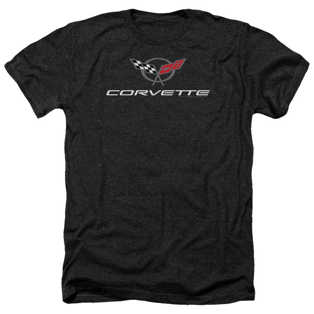 Chevrolet Corvette Modern Emblem - Men's Heather T-Shirt Men's Heather T-Shirt Chevrolet
