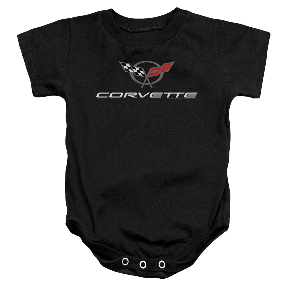 Chevrolet Corvette Modern Emblem - Baby Bodysuit Baby Bodysuit Chevrolet