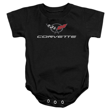 Chevrolet Corvette Modern Emblem - Baby Bodysuit Baby Bodysuit Chevrolet