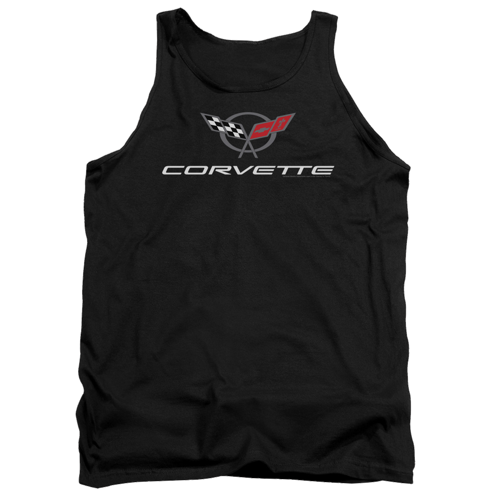 Chevrolet Corvette Modern Emblem Men's Tank Men's Tank Chevrolet