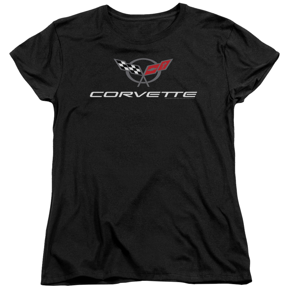 Chevrolet Corvette Modern Emblem - Women's T-Shirt Women's T-Shirt Chevrolet
