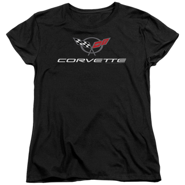 Chevrolet Corvette Modern Emblem - Women's T-Shirt Women's T-Shirt Chevrolet