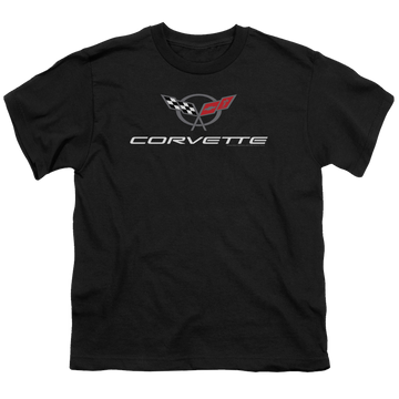 Chevrolet Corvette Modern Emblem - Youth T-Shirt (Ages 8-12) Youth T-Shirt (Ages 8-12) Chevrolet