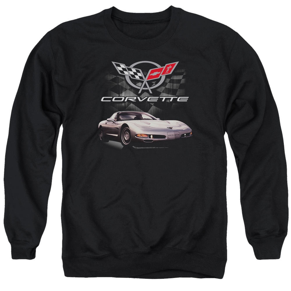Chevrolet Checkered Past - Men's Crewneck Sweatshirt Men's Crewneck Sweatshirt Chevrolet