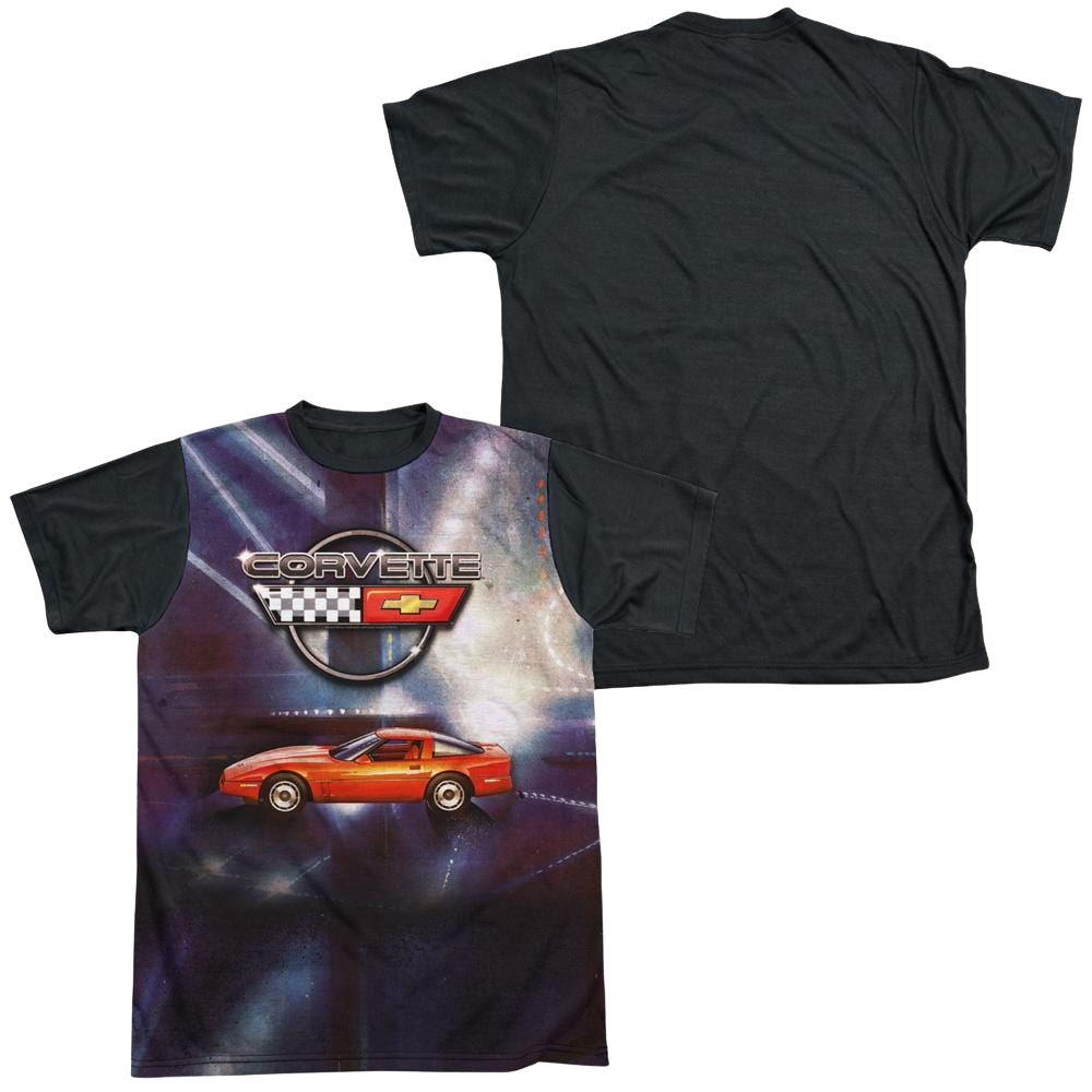 Chevrolet Lines Of Light - Men's Black Back T-Shirt Men's Black Back T-Shirt Chevrolet