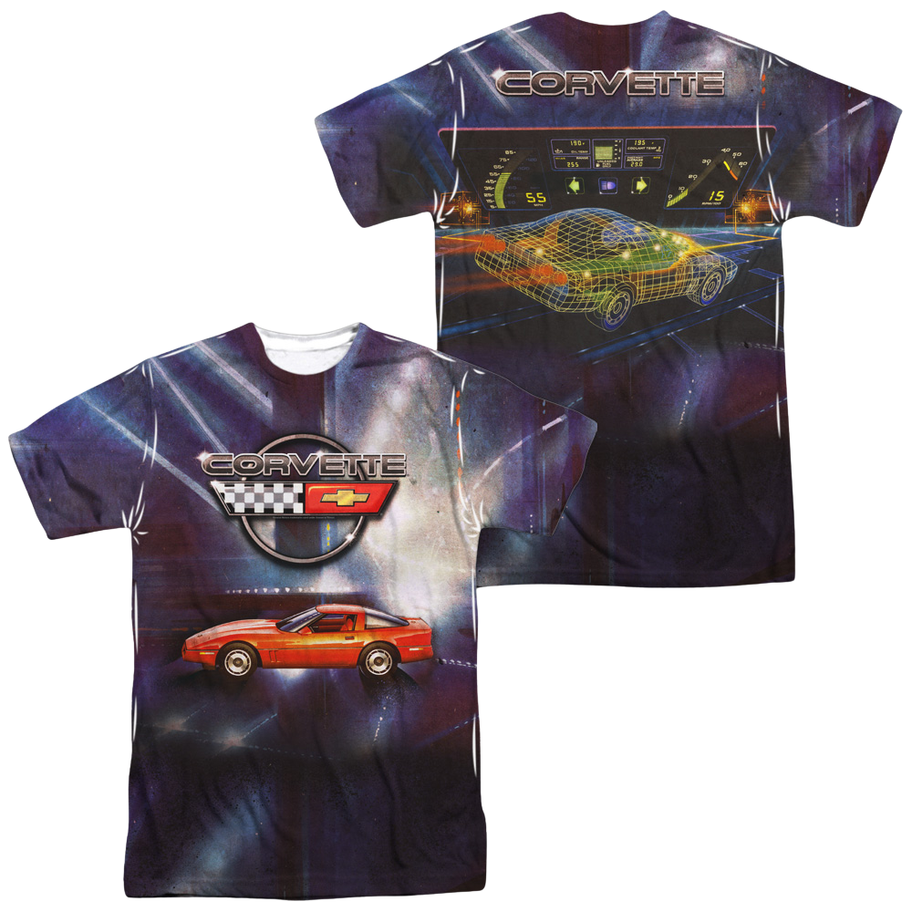 Chevrolet Lines Of Light Men's All Over Print T-Shirt Men's All-Over Print T-Shirt Chevrolet