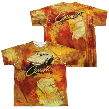 Chevrolet Painted Sting Ray youth all-over print t-shirt for ages 8 to 12