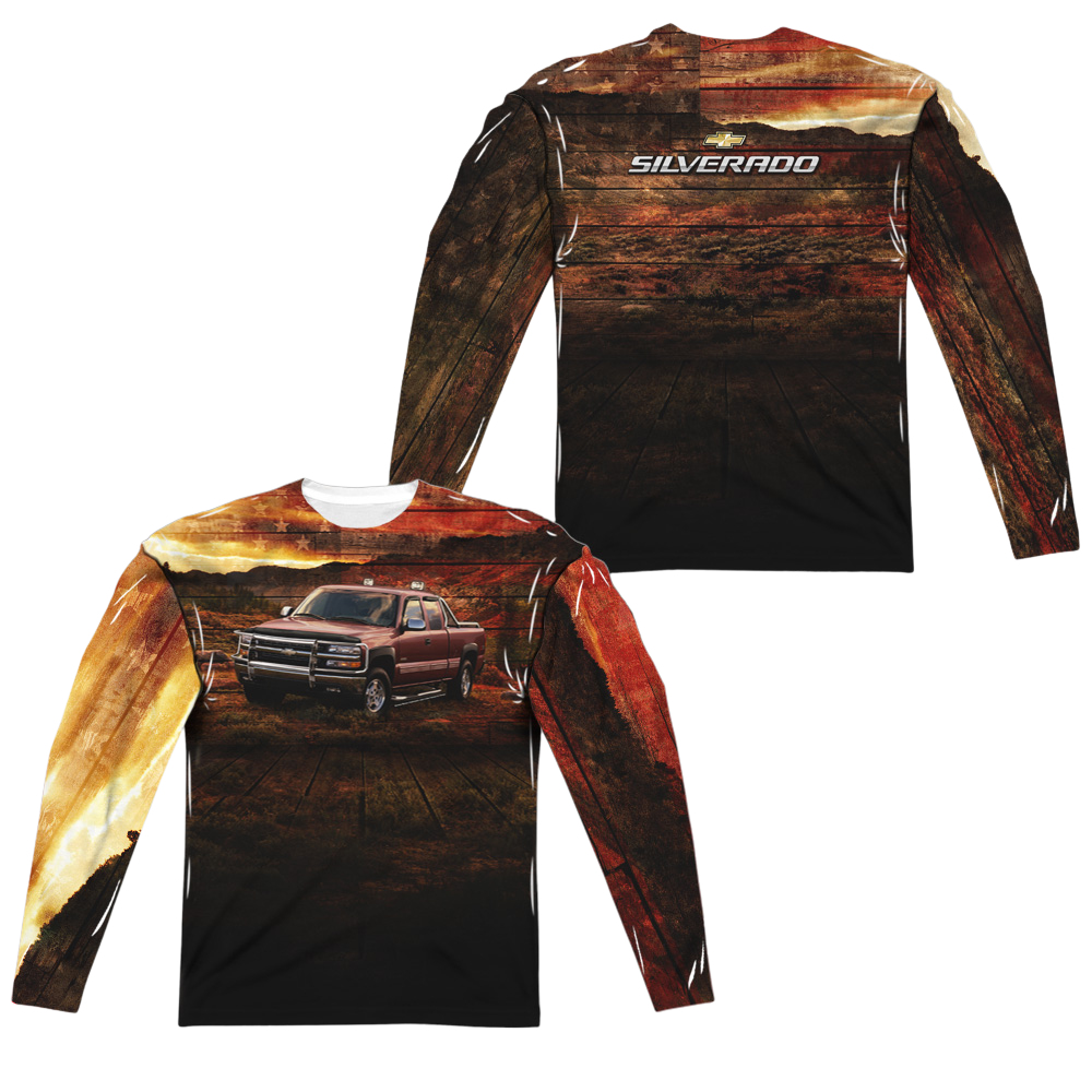Chevrolet Silverado In The Mud Men's All-Over Print T-Shirt Men's All-Over Print Long Sleeve Chevrolet