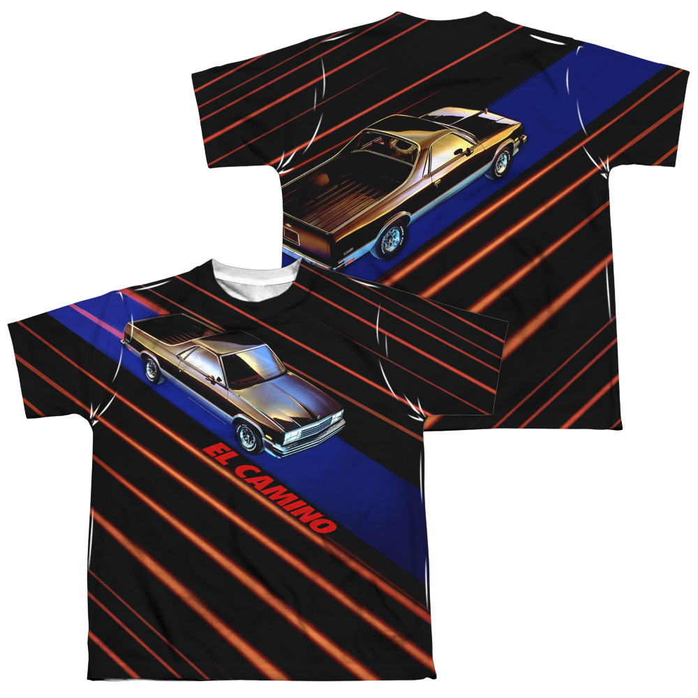 Chevrolet Laser Camino - Youth All-Over Print T-Shirt (Ages 8-12) Youth All-Over Print T-Shirt (Ages 8-12) Chevrolet