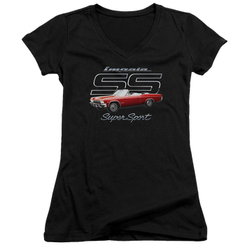 Chevrolet Impala Ss - Juniors V-Neck T-Shirt Juniors V-Neck T-Shirt Chevrolet