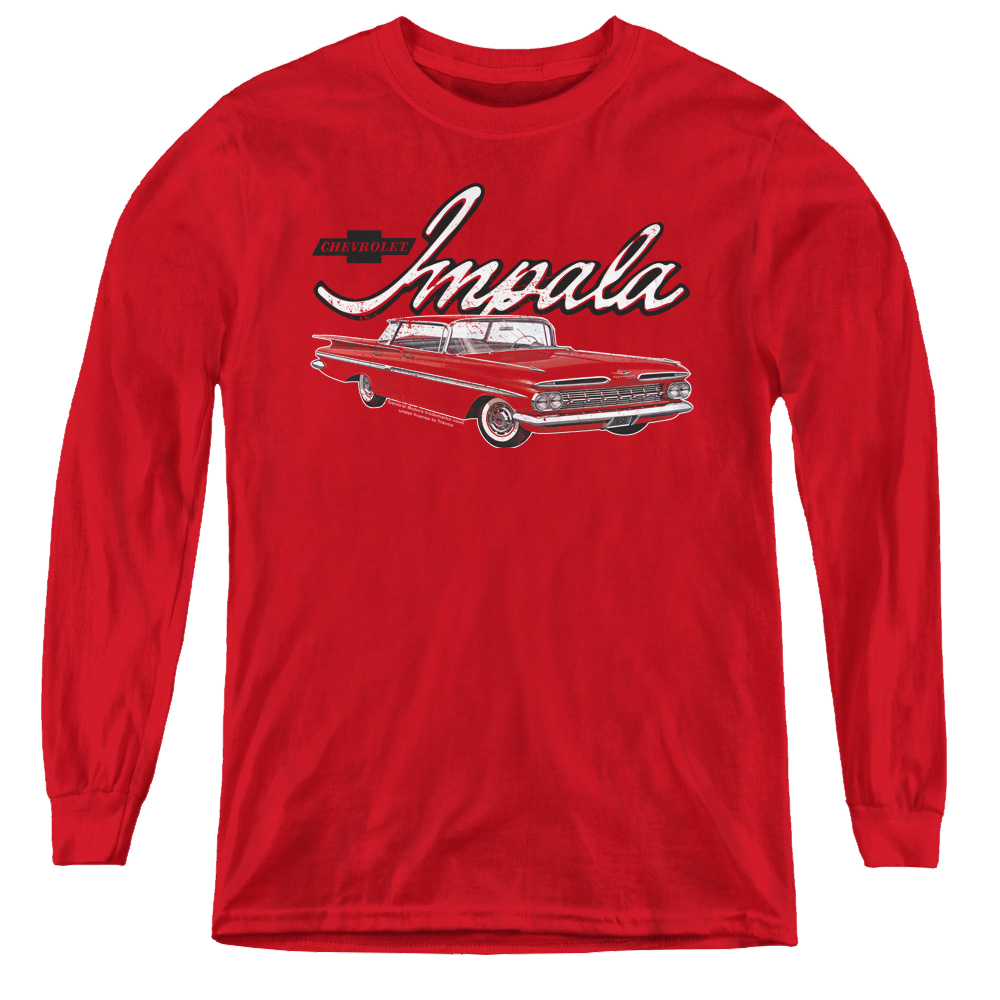 Chevrolet Classic Impala - Youth Long Sleeve T-Shirt Youth Long Sleeve T-Shirt Chevrolet