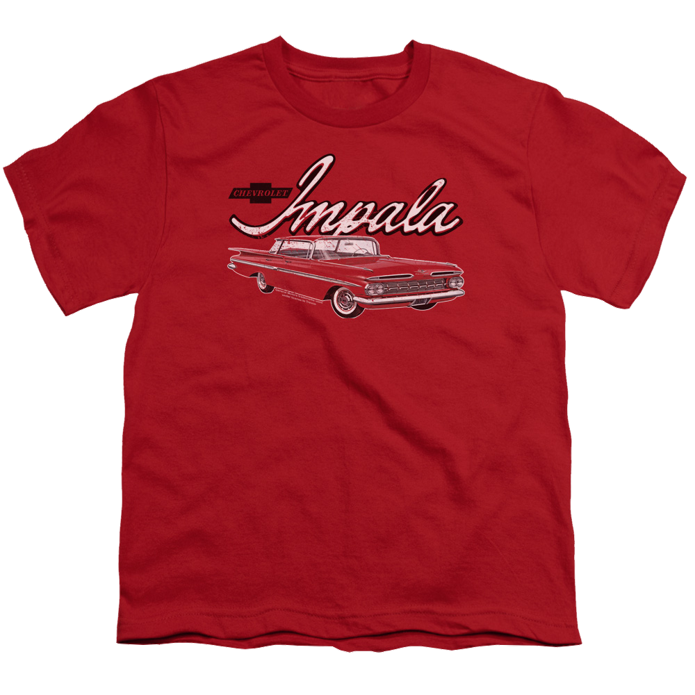 Chevrolet Classic Impala - Youth T-Shirt (Ages 8-12) Youth T-Shirt (Ages 8-12) Chevrolet