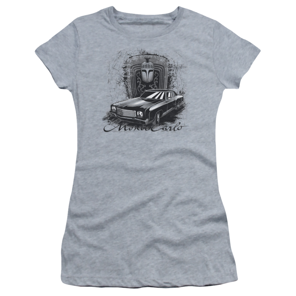 Chevrolet Monte Carlo Drawing - Juniors T-Shirt Juniors T-Shirt Chevrolet
