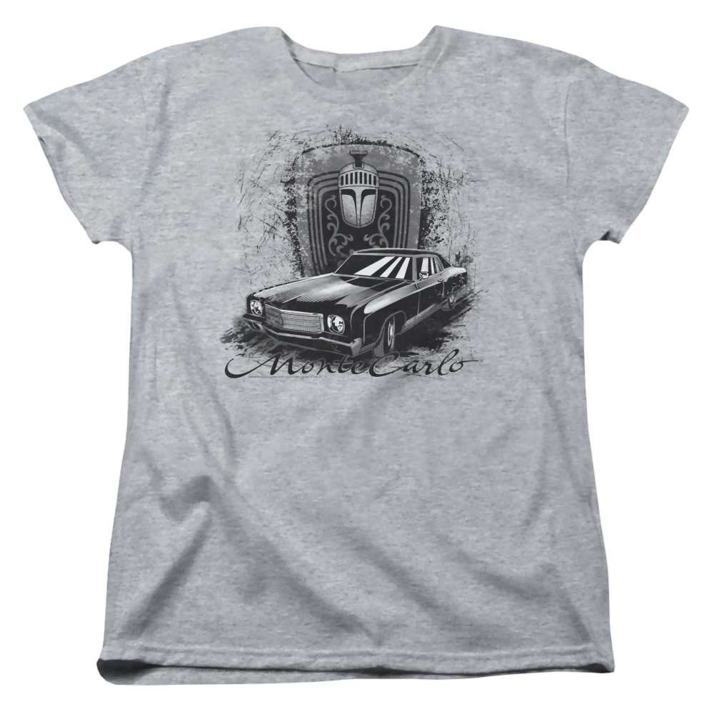 Chevrolet Monte Carlo Drawing - Women's T-Shirt Women's T-Shirt Chevrolet