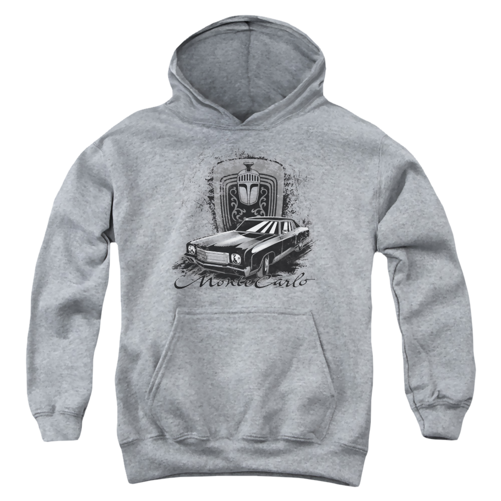 Chevrolet Monte Carlo Drawing - Youth Hoodie (Ages 8-12) Youth Hoodie (Ages 8-12) Chevrolet