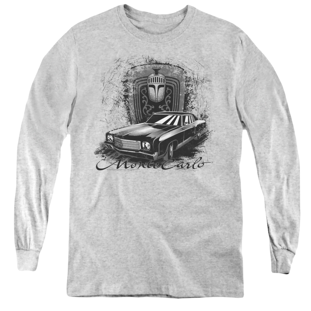Chevrolet Monte Carlo Drawing - Youth Long Sleeve T-Shirt Youth Long Sleeve T-Shirt Chevrolet