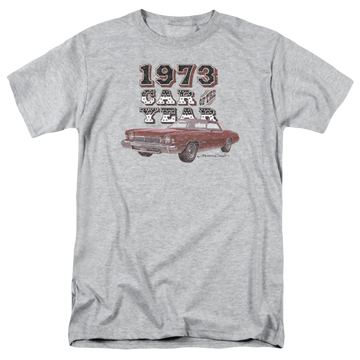 Athletic heather men's regular fit t-shirt with Chevrolet Car Of The Year graphic