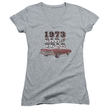 Chevrolet Car Of The Year - Juniors V-Neck T-Shirt Juniors V-Neck T-Shirt Chevrolet