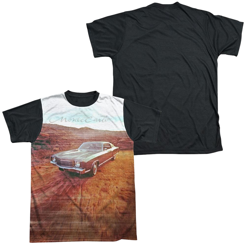 Chevrolet Monte Carlo Old Photo - Men's Black Back T-Shirt Men's Black Back T-Shirt Chevrolet