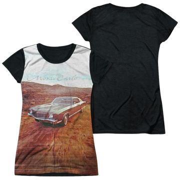 Chevrolet Monte Carlo Old Photo - Juniors Black Back T-Shirt Juniors Black Back T-Shirt Chevrolet