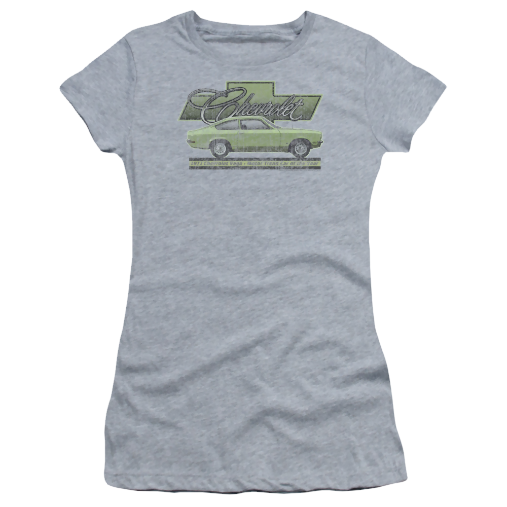 Chevrolet Vega Car Of The Year 71 - Juniors T-Shirt Juniors T-Shirt Chevrolet